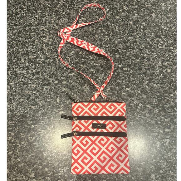 Scout Orange & White Crossbody Purse - Picture 2 of 4
